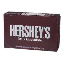 Picture of Hershey's Milk Chocolate Candy Bars  36 Ct Box