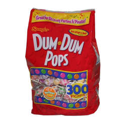 Picture of Dum Dum Dum Dum Candy Suckers  Assortment  300 Ct Bag