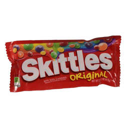 Picture of Mars Original Fruit Skittles Candy  2.3 Ounce  36 Ct Box