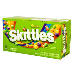 Picture of Skittles Sour Skittles Candy  24 Ct Carton