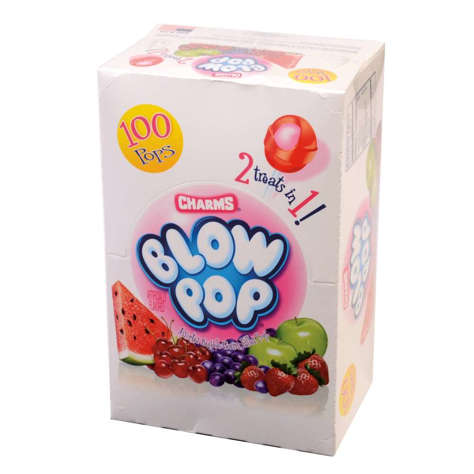 Picture of Charms Assorted Blow Pop Suckers  100 Ct Box