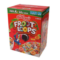 Picture of Kellogg's Froot Loops Cereal  43.6 Oz Box