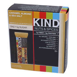 Picture of Kind Caramel & Sea Salt Almond Bars  1.4 Ounce  12 Ct Package