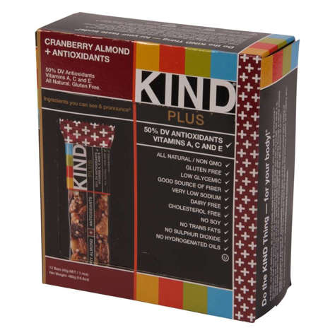 Picture of KIND Snacks Cranberry Almond Bars, 1.4 Ounce, 12 Ct Box