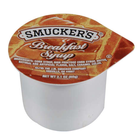 Picture of Smucker's Maple-Flavored Breakfast Syrup  Cup  2.1 Oz Each  100/Case