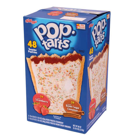 Pop-Tart Frosted Pastry Assorted 1 Individually Wrapped 48 Ct Box-Cartnut.com