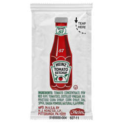 Picture of Heinz Ketchup  Packet  Single Serve  7 Gm  750/Case