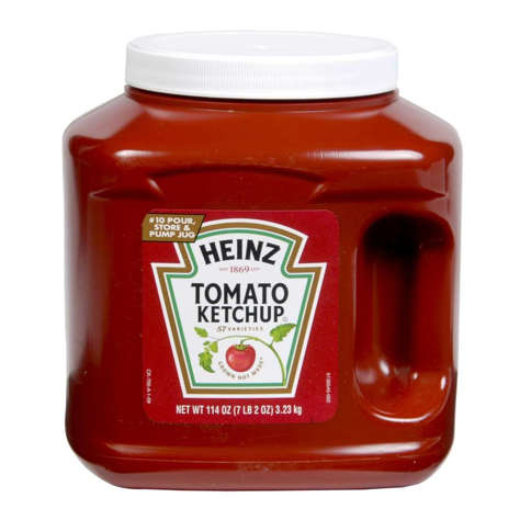 Picture of Heinz Ketchup  Pour/Store/Pump Jug  114 Oz Jug