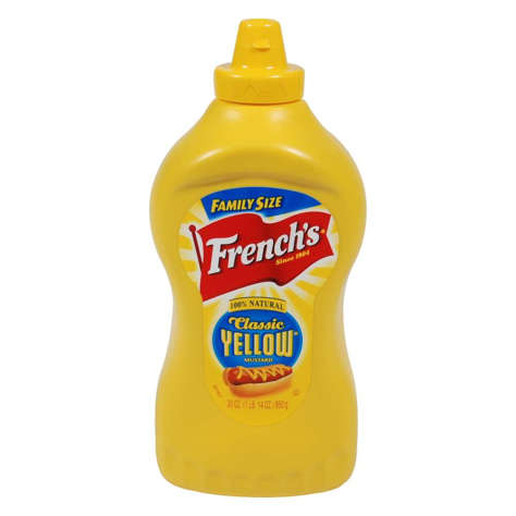 Picture of French's Classic Yellow Mustard  Squeeze Bottles  30 Oz Bottle