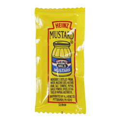Picture of Heinz Mustard  Packets  0.2 Oz Each  1000/Case