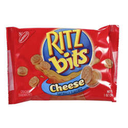 Picture of Nabisco Ritz Bits Cheese Crackers  Individual Packets  12 Ct Box