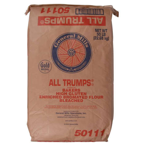 Picture of General Mills High-Gluten Bleached Flour  50 Lb Bag  1/Bag