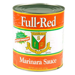 Picture of Full Red Marinara Sauce, with Oil & Spices, Fully Prepared, #10, 10 Can Sz Can