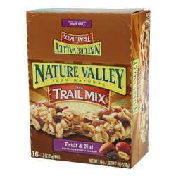 Picture of Nature Valley Fruit & Nut Granola Bars  Whole Grain  1.2 Ounce  16 Ct Box