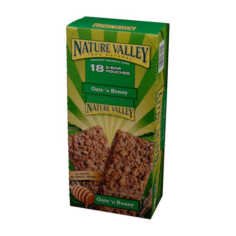 Picture of Nature Valley Oat & Honey Granola Bars  1.5 Ounce  18 Ct Box