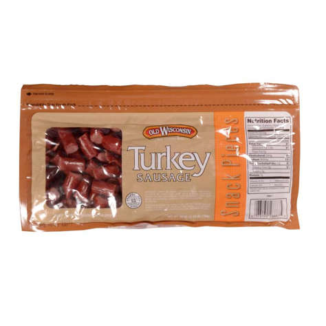 Picture of Old Wisconsin Turkey Snack Bites  1.75 Lb Bag