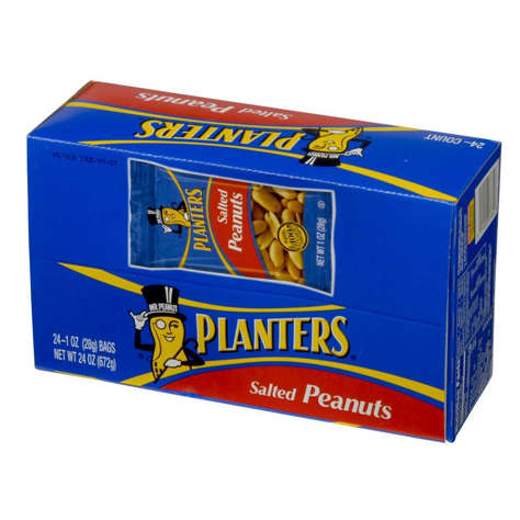 Picture of Planters Salted Peanuts  Single-Serve  24 Ct Box