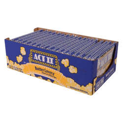 Picture of Act II Microwave Buttery Popcorn  Single-Serve  2.75 Ounce  18 Ct Tray