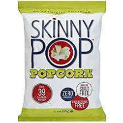 Picture of SkinnyPop Original Popcorn  Single Serve  4.4 Oz Bag