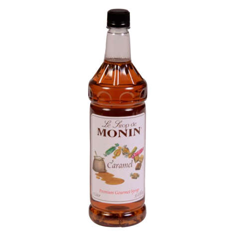 Picture of Monin Caramel Beverage Syrup  Plastic  1 Ltr