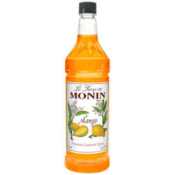 Picture of Monin Mango Beverage Syrup  Plastic  1 Ltr  4/Case