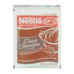 Picture of Nestle Dark Chocolate Hot Cocoa Mix  Single-Serve  50 Ct Box  6/Case