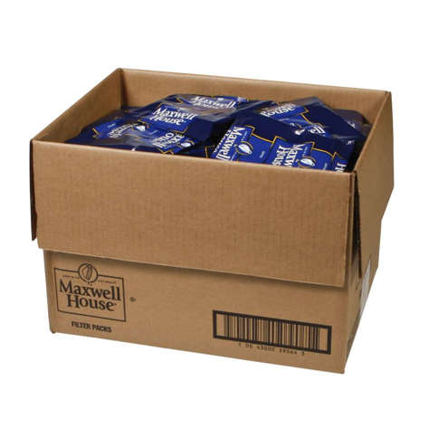 Picture of Maxwell House Special Delivery Ground Coffee  Filter Pouch  1.4 Ounce  7 Ct Bag  16/Case