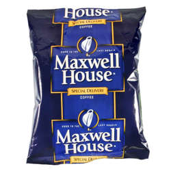 Picture of Maxwell House Special Delivery Ground Coffee  Filter Pouch  1.4 Ounce  7 Ct Bag  16/Case