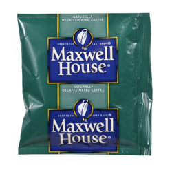 Picture of Maxwell House Master Blend Ground Coffee  Decaffeinated  1.1 Oz Package  42/Case