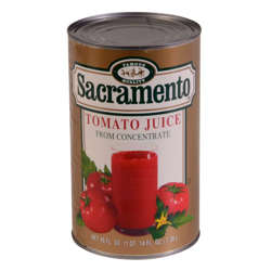 Picture of Sacramento 100% Tomato Juice  Shelf-Stable  Can  46 Fl Oz Can  12/Case