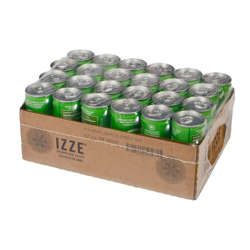 Picture of Izze Fortified Sparkling Apple Juice  Shelf-Stable  Single-Serve  Can  8.4 Fl Oz Can  24/Case