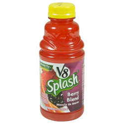 Picture of V8 Splash Berry Splash Juice  Shelf-Stable  Single-Serve  16 Fl Oz Bottle  12/Case