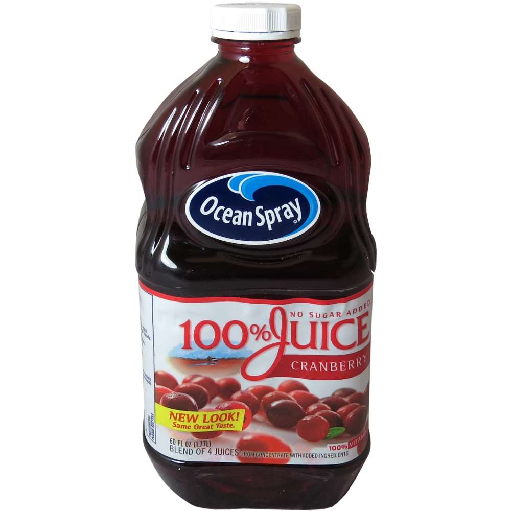 Ocean Spray 100 Cranberry Blend Juice ShelfStable 60 Fl Oz Bottle