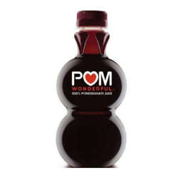 Picture of Pom Wonderful 100% Pomegranate Juice  Shelf-Stable  Single-Serve  8 Fl Oz Bottle  8/Case