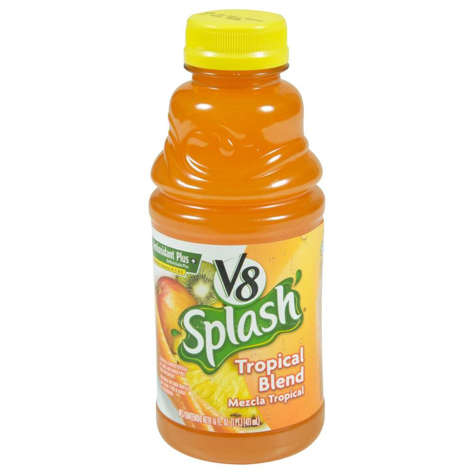 Picture of V8 Splash 10% Tropical Blend Juice  Shelf-Stable  Single-Serve  16 Fl Oz Bottle  12/Case