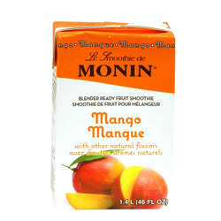 Picture of Monin Mango Smoothie Mix  Shelf-Stable  46 Fl Oz Package  6/Case