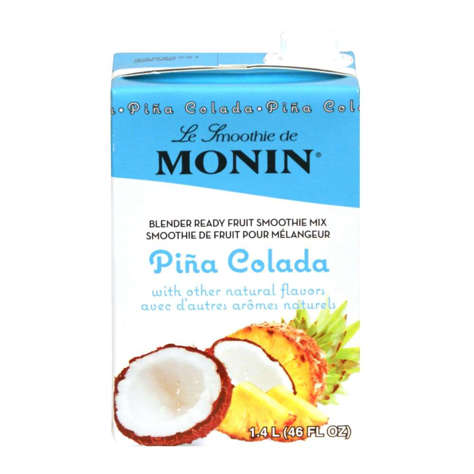 Picture of Monin Pina Colada Smoothie Mix  Shelf-Stable  46 Fl Oz Carton  6/Case