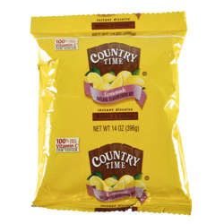 Picture of Country Time Powdered Lemonade Drink Mix, Shelf-Stable, 14 Oz Package, 15/Case
