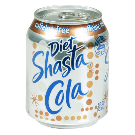 Picture of Shasta Caffeine-Free Diet Cola Soft Drink  Single-Serve  Can  8 Fl Oz Can  48/Case