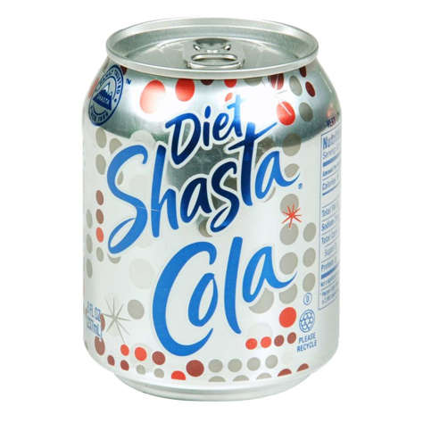 Picture of Shasta Diet Cola Soft Drink  Single-Serve  Can  8 Fl Oz Can  48/Case