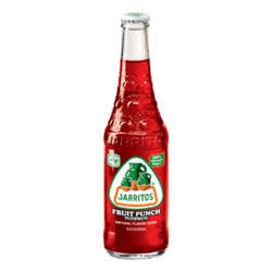 Picture of Jarritos Fruit Punch Soft Drink  Single-Serve  Glass  12.5 Fl Oz Bottle  24/Case