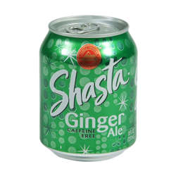 Picture of Shasta Ginger Ale Soft Drink  Single-Serve  Can  8 Fl Oz Can  48/Case