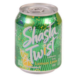 Picture of Shasta Lemon-Lime Twist Soft Drink  Single-Serve  Can  8 Fl Oz Can  48/Case