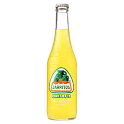 Picture of Jarritos Pineapple Soft Drink  Single-Serve  Glass  12.5 Fl Oz Bottle  24/Case