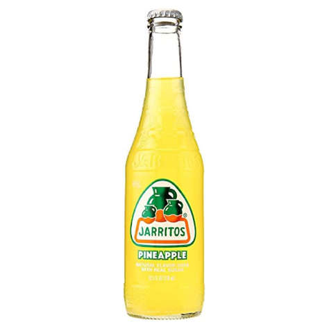 Picture of Jarritos Pineapple Soft Drink  Single-Serve  Glass  12.5 Fl Oz Bottle  24/Case