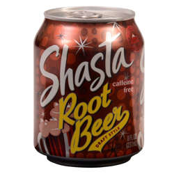 Picture of Shasta Root Beer Soft Drink  Single-Serve  Can  8 Fl Oz Can  48/Case