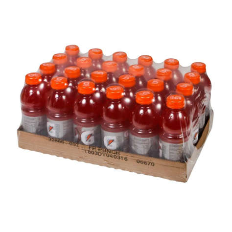 Picture of Gatorade Fruit Punch-Flavored Sports Drink  Single-Serve  20 Fl Oz Bottle  24/Case