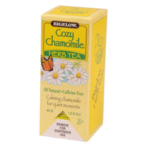 Picture of RC Bigelow Cozy Chamomile Herbal Tea  Individually Wrapped With String  28 Ct Package  6/Case