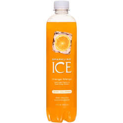 Picture of Sparkling Ice Orange-Mango Flavored Sparkling Water, No Calorie, 17 Fl Oz Bottle, 12/Case