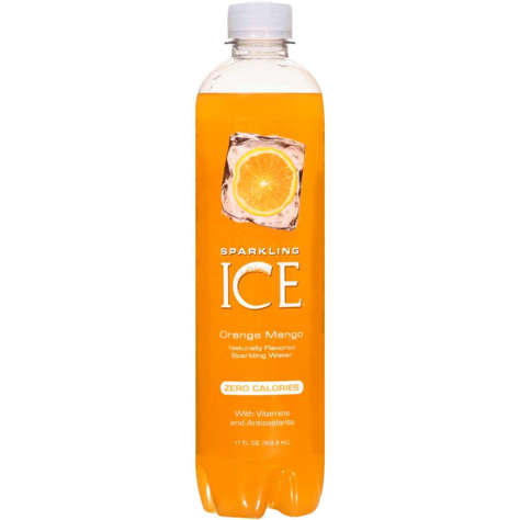 Picture of Sparkling Ice Orange-Mango Flavored Sparkling Water, No Calorie, 17 Fl Oz Bottle, 12/Case